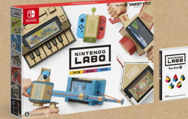 【纸皮变变变】NintendoLABO将Switch变成遥控车、钢琴！