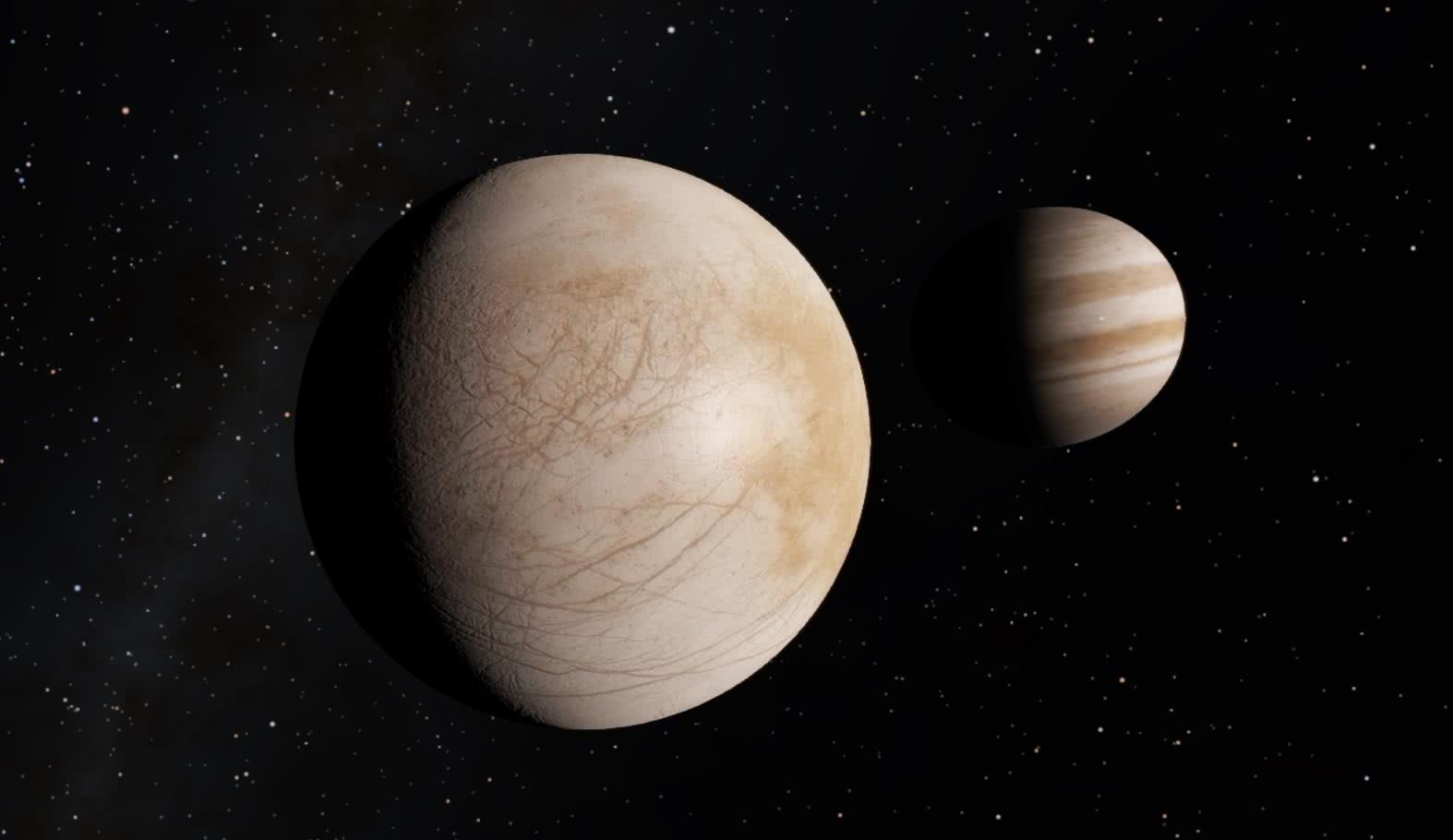在木卫二上看木星是怎样的？