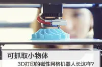3D打印的磁性网格机器人长这样？可抓取小物体