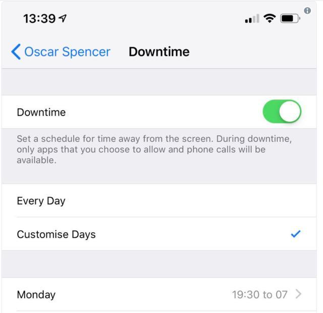 iOS12.2beta允许用户设定每一天的关机时间