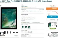 顶配12.9英寸iPadPro：直降480美元