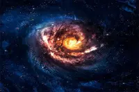 宇宙一切都在有序移动，太阳系围着黑洞转，银河系围着什么转？