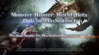 《魔物猎人：世界》将举办PS4独占Beta封测公开《地平线：期待黎明》合作内容