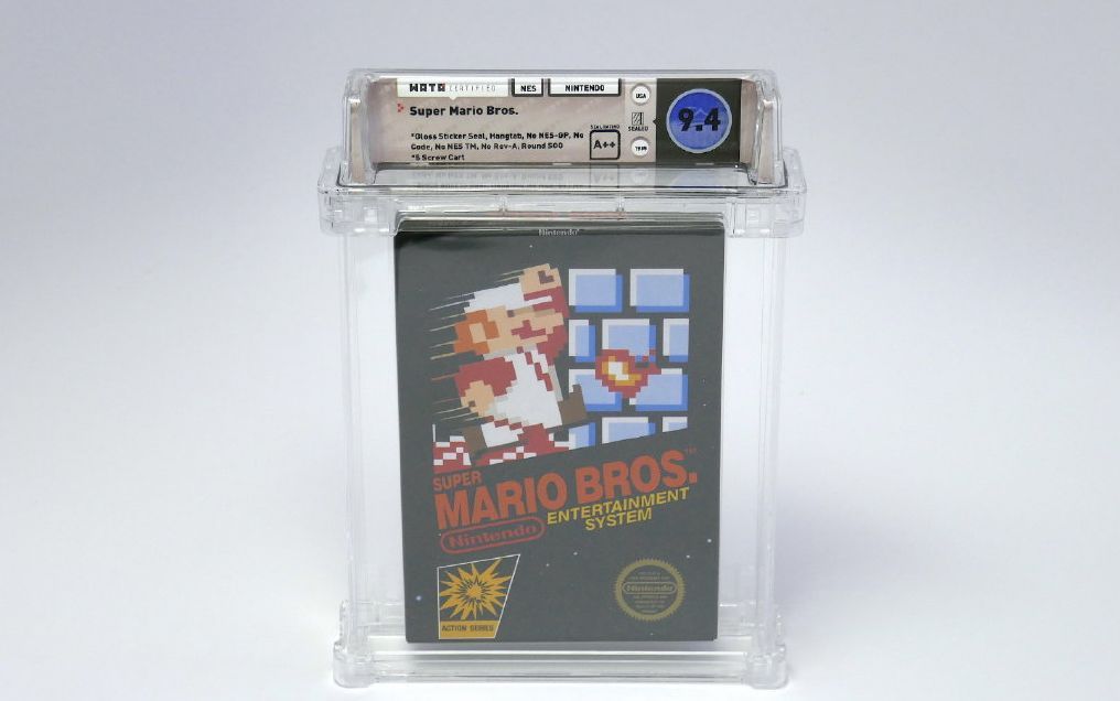 《超级马力欧兄弟》NES卡带破纪录拍出10万美元高价