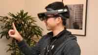 混合实境装置“HoloLens”Computex亮相以手势操作虚拟影像互动
