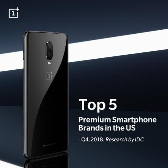 一加凭借过硬手机品质，成功占据美国高端手机市场排名前五！